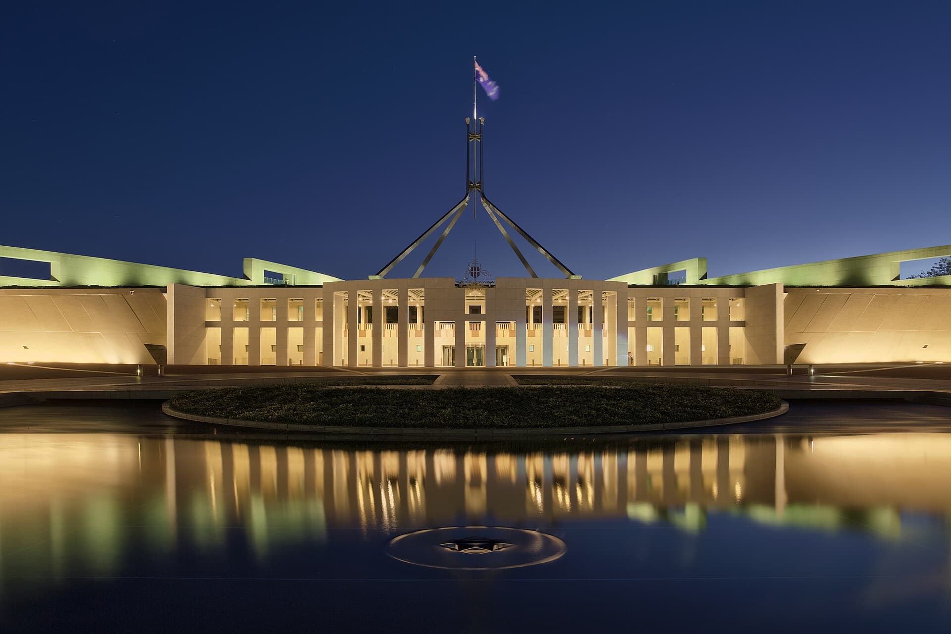 Parliament House in Canberra, seat of the federal government that has introduced the student visa reforms.